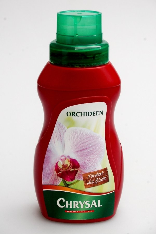 Orchideen-Umtopfset : 3l Substrat + 4 Stk transparente Töpfe - Gr.12 + 250ml Dünger + 4 Stäbe